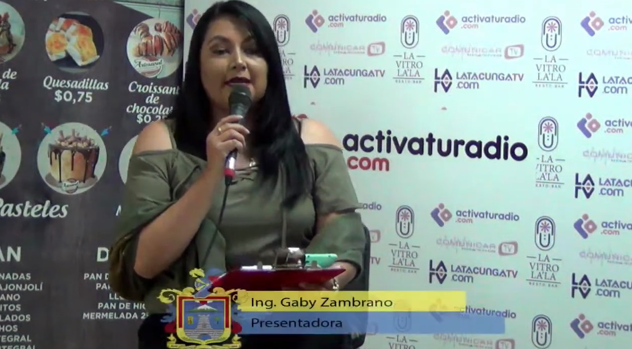 LATACUNGA CANTA A LATACUNGA,  CONDUCEN GABRIELA ZAMBRANO,  KLEVER TAMAYO,  DAISY DEL POZO